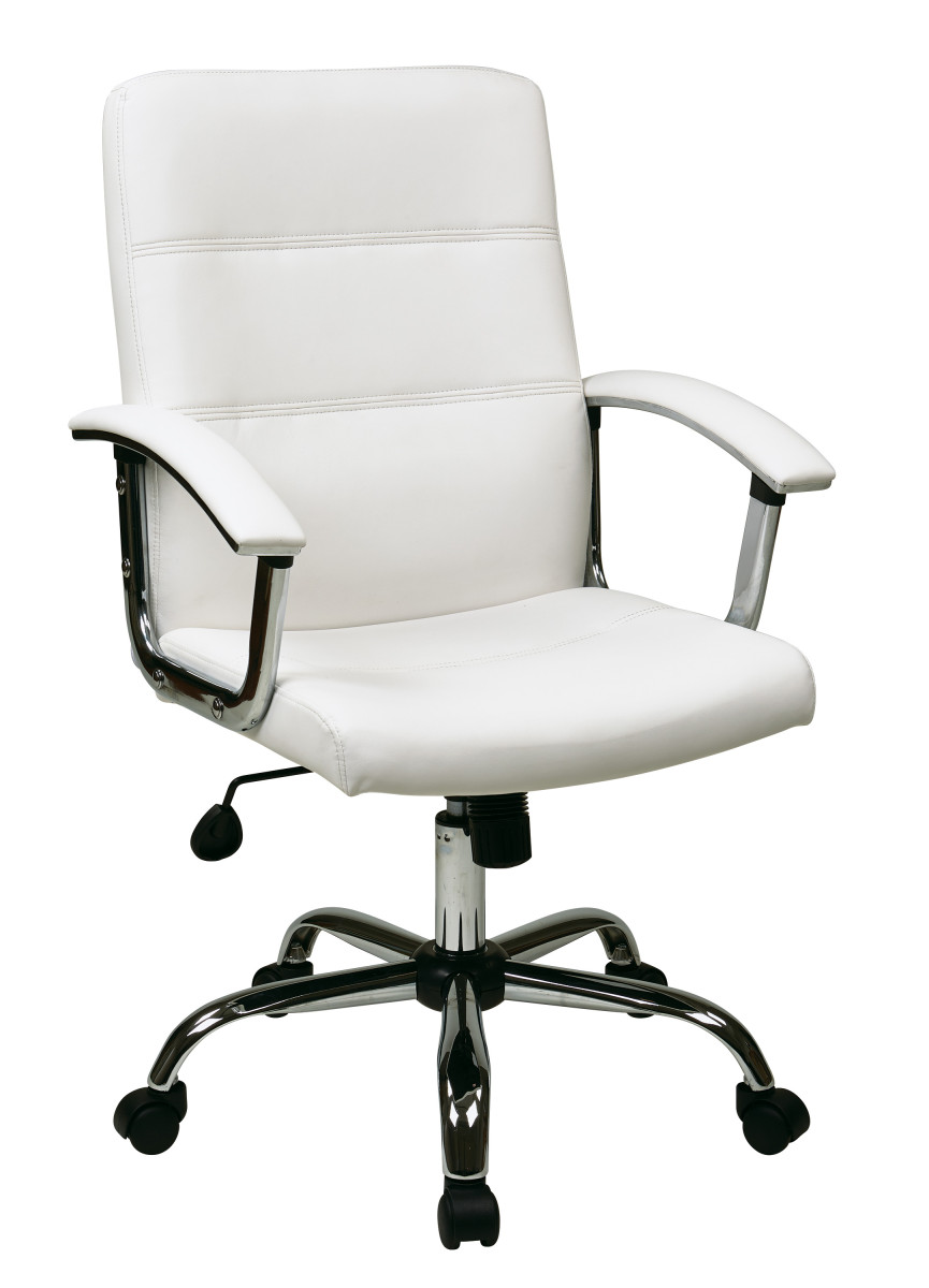 Malta Office Chair in White - Ergoback.com