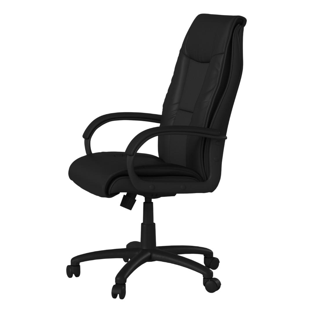 Boss Executive Leather Plus Chair W/Padded Arm