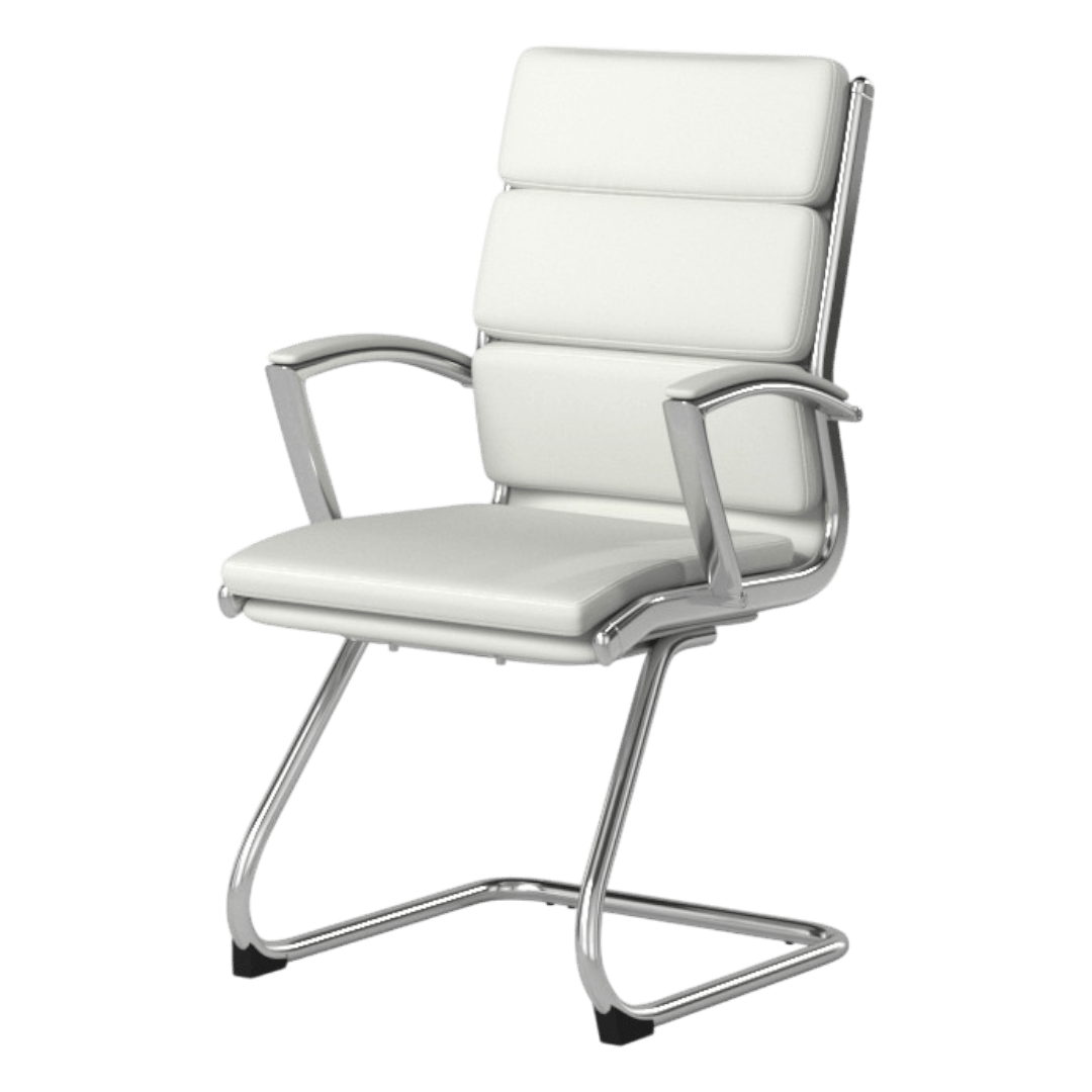 Boss Executive CaressoftPlus Chair with Metal Chrome Finish - Guest Chair - Image 5