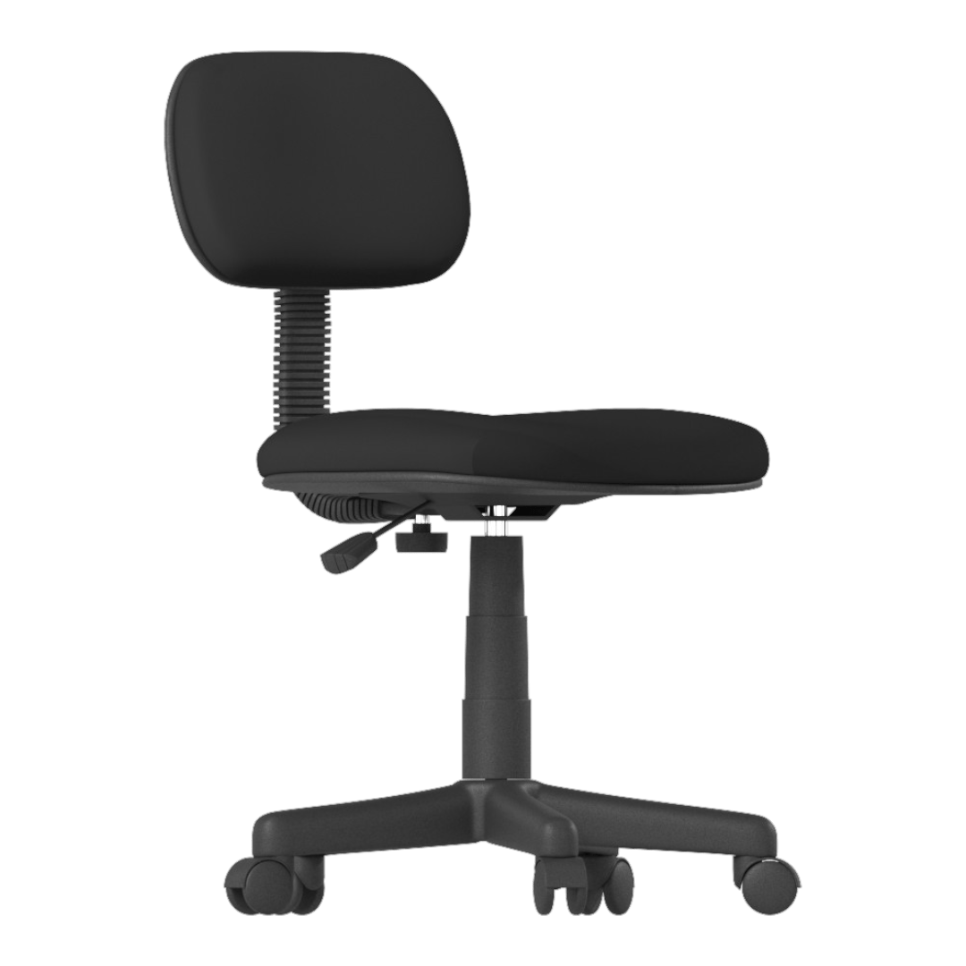 Boss Black Fabric Steno Chair