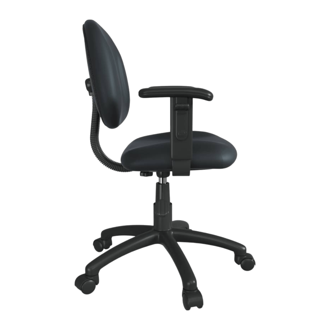 Boss Black Posture Chair W/ Adjustable Arms