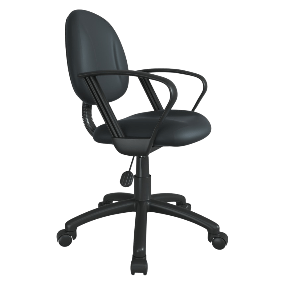 Boss Black Posture Chair W/ Loop Arms