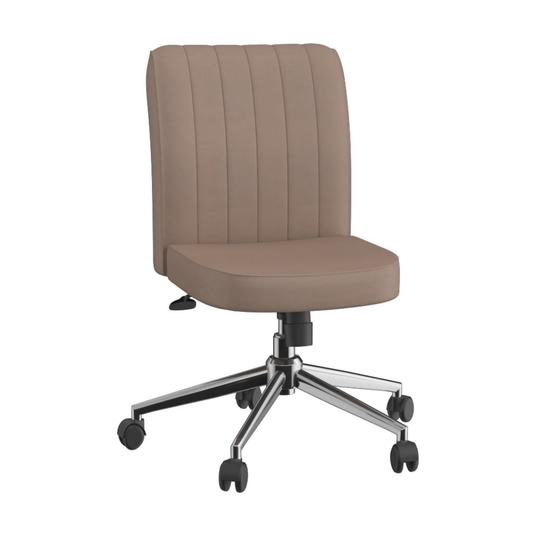 Boss Soft Touch Leathaire Task Chair, Tan - Image 4