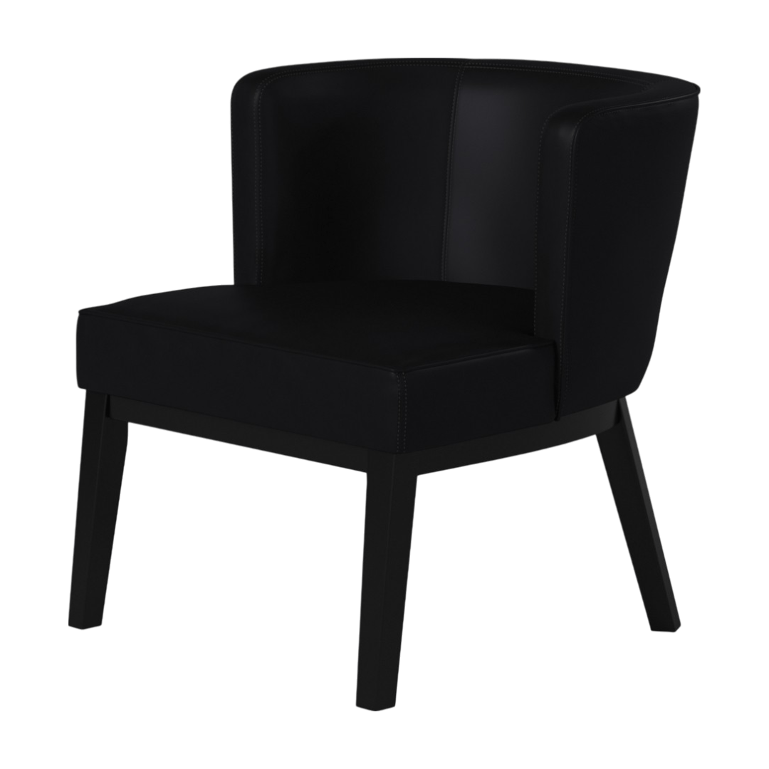 Boss Ava guest, accent or dining chair – Black