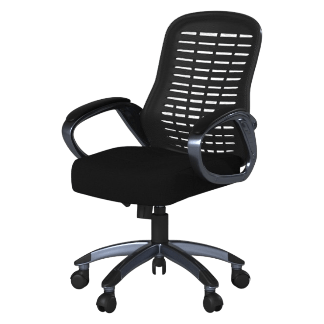 Boss Ribbed High Back Mesh Chair