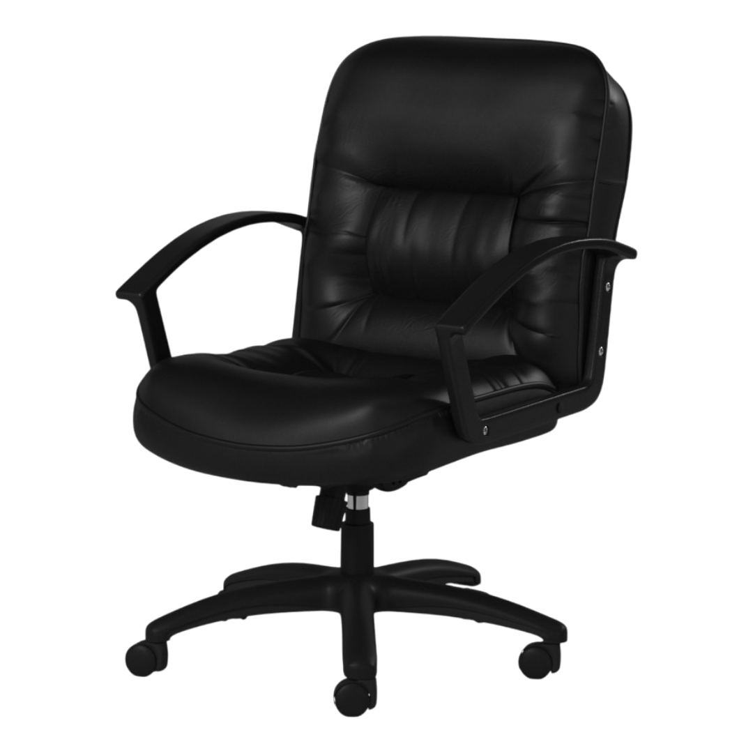 Boss Mid Back LeatherPlus Chair