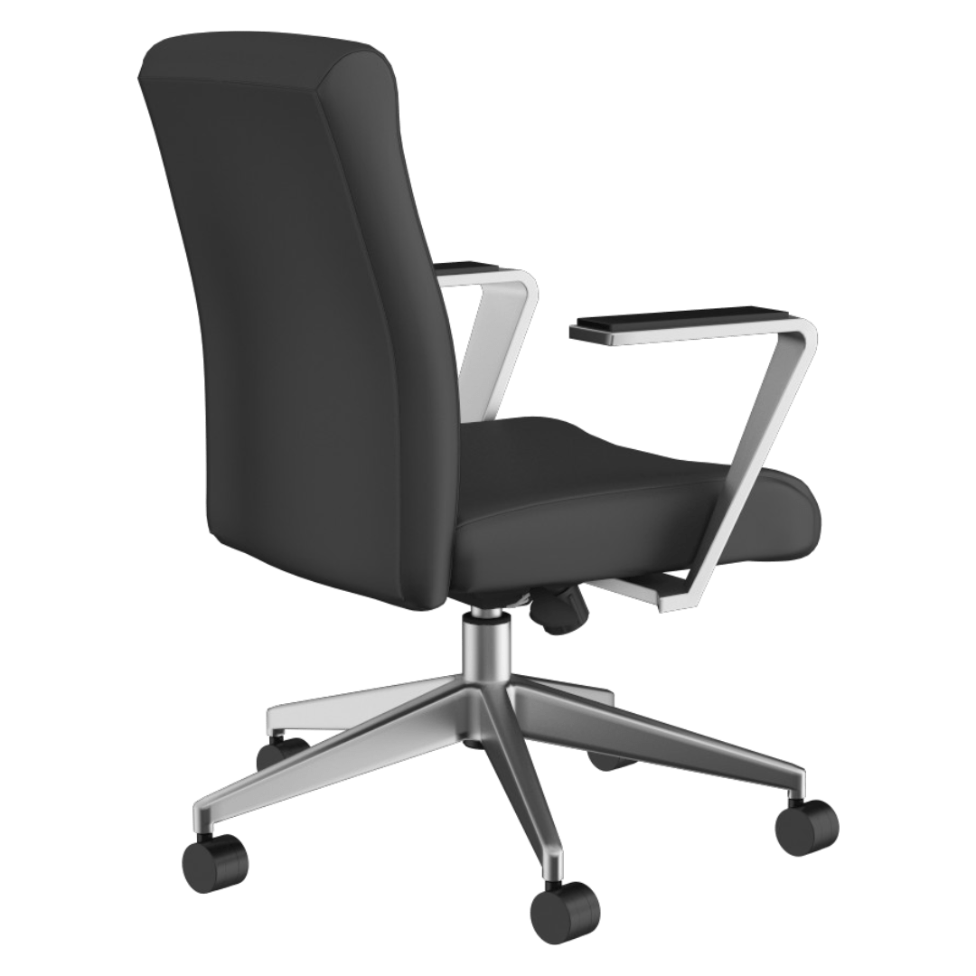 Boss Modern Conference Chair with Aluminum Arm & Base