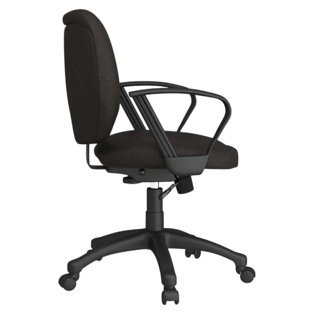 Boss Black Task Chair W/Loop Arms