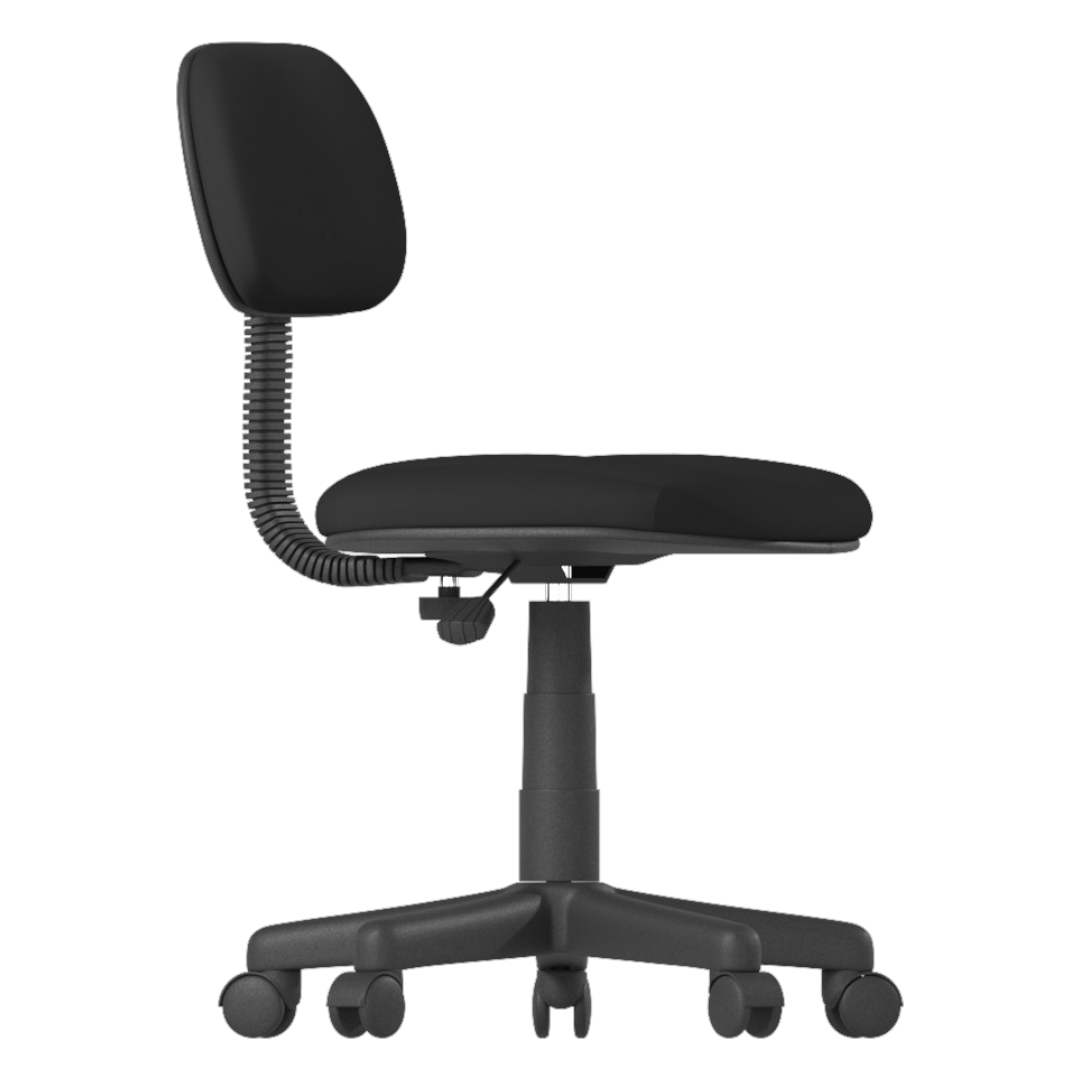 Boss Black Fabric Steno Chair