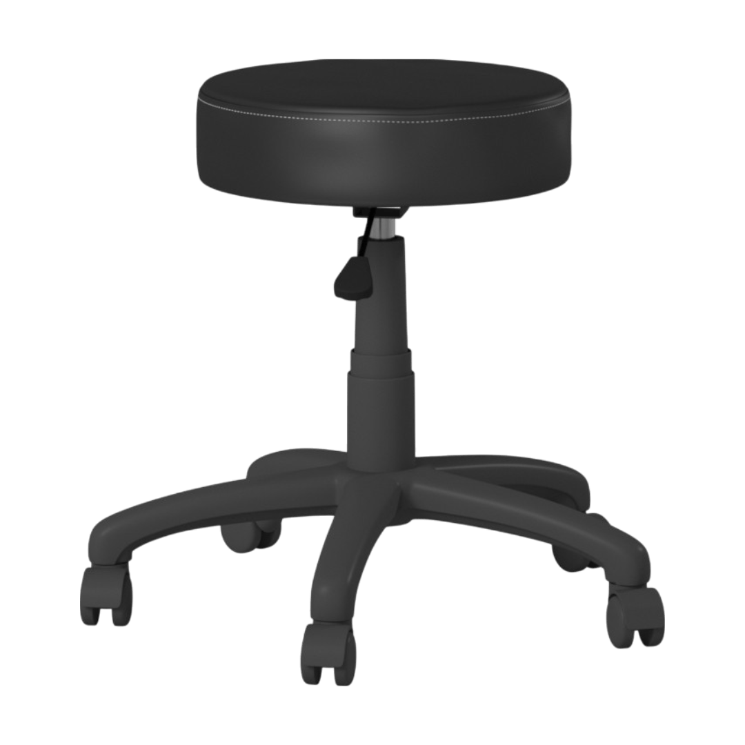 Boss Black Antimicrobial Vinyl Medical Stool
