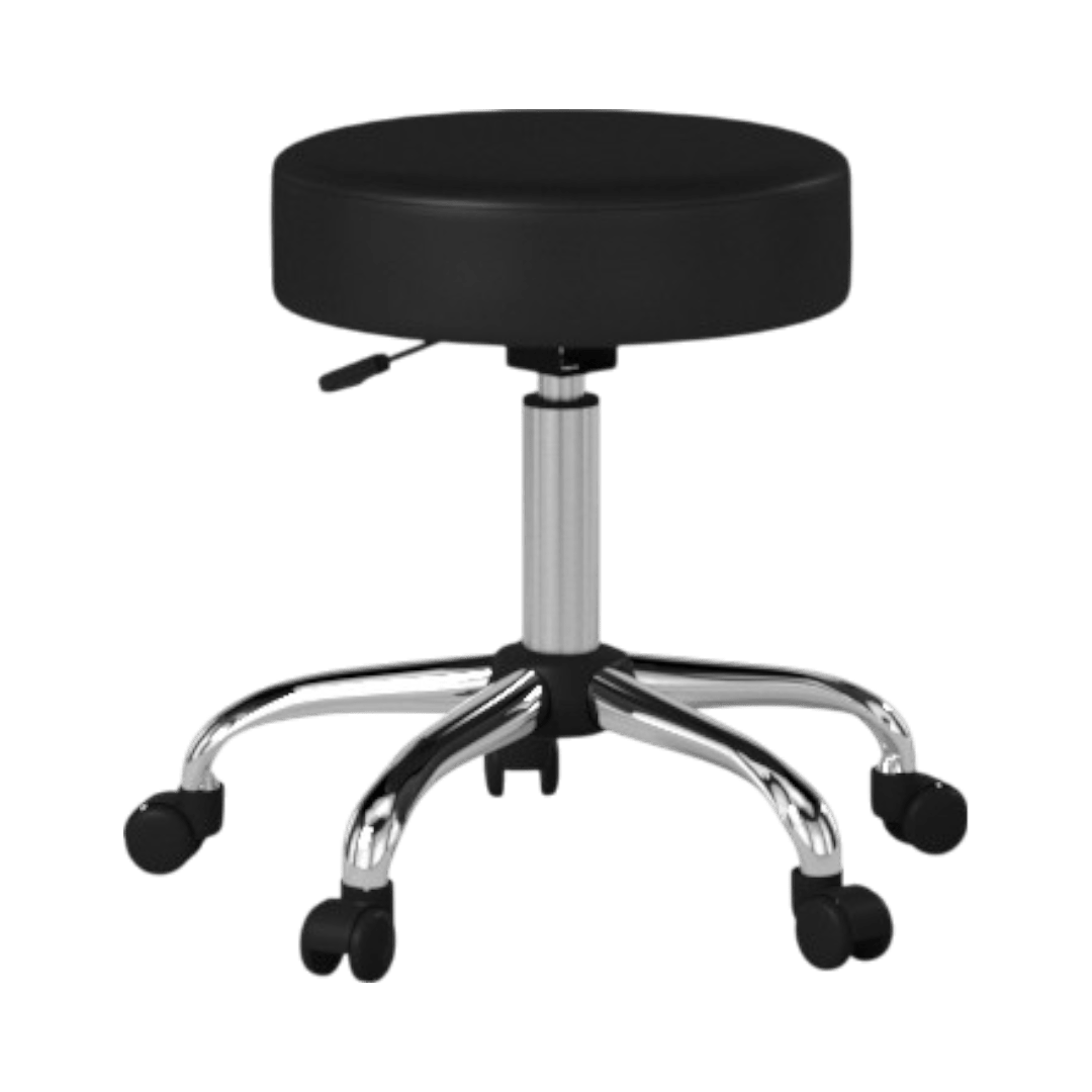 Boss Black Antimicrobial Vinyl Medical Stool - Image 5
