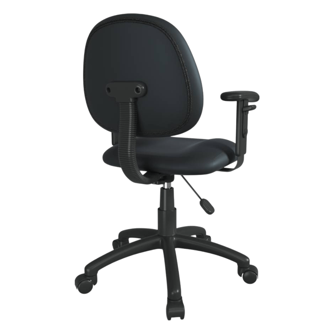 Boss Black Posture Chair W/ Adjustable Arms