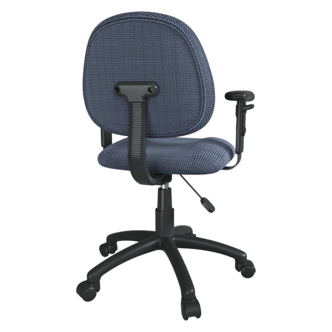 Boss Blue  Deluxe Posture Chair W/ Adjustable Arms - Image 4
