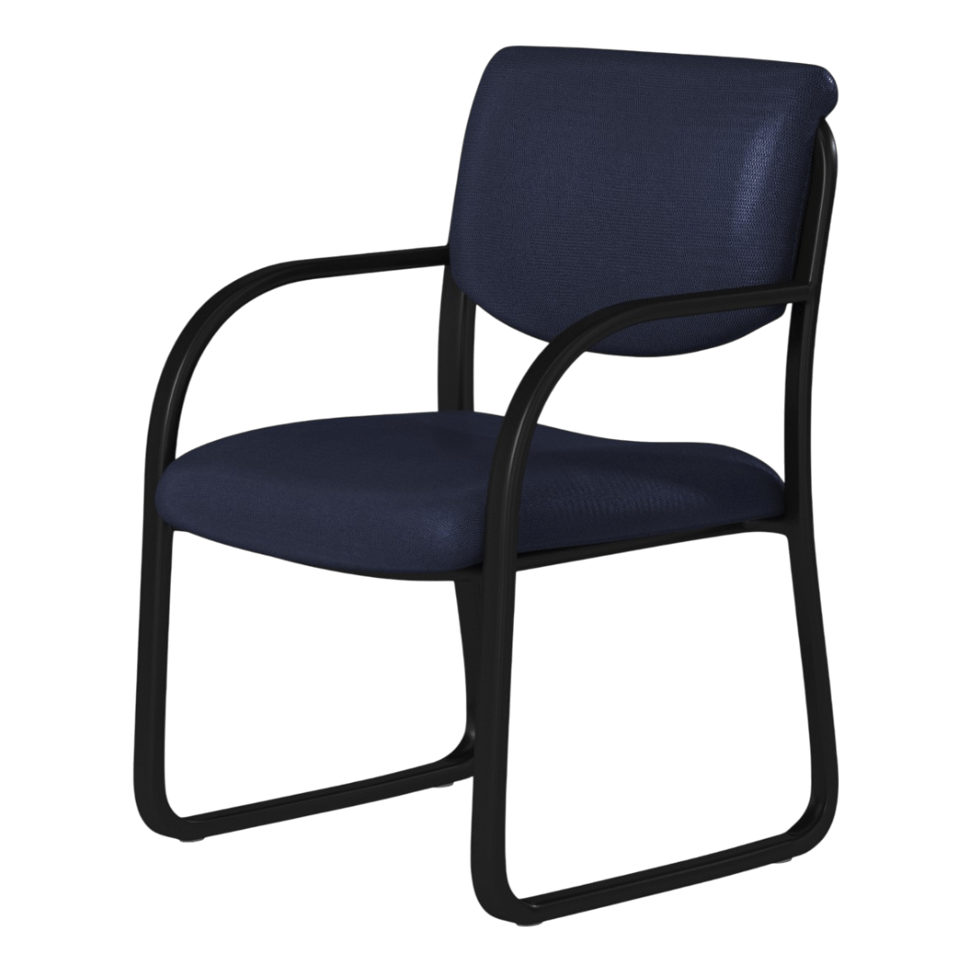 Boss Blue Fabric Guest Chair