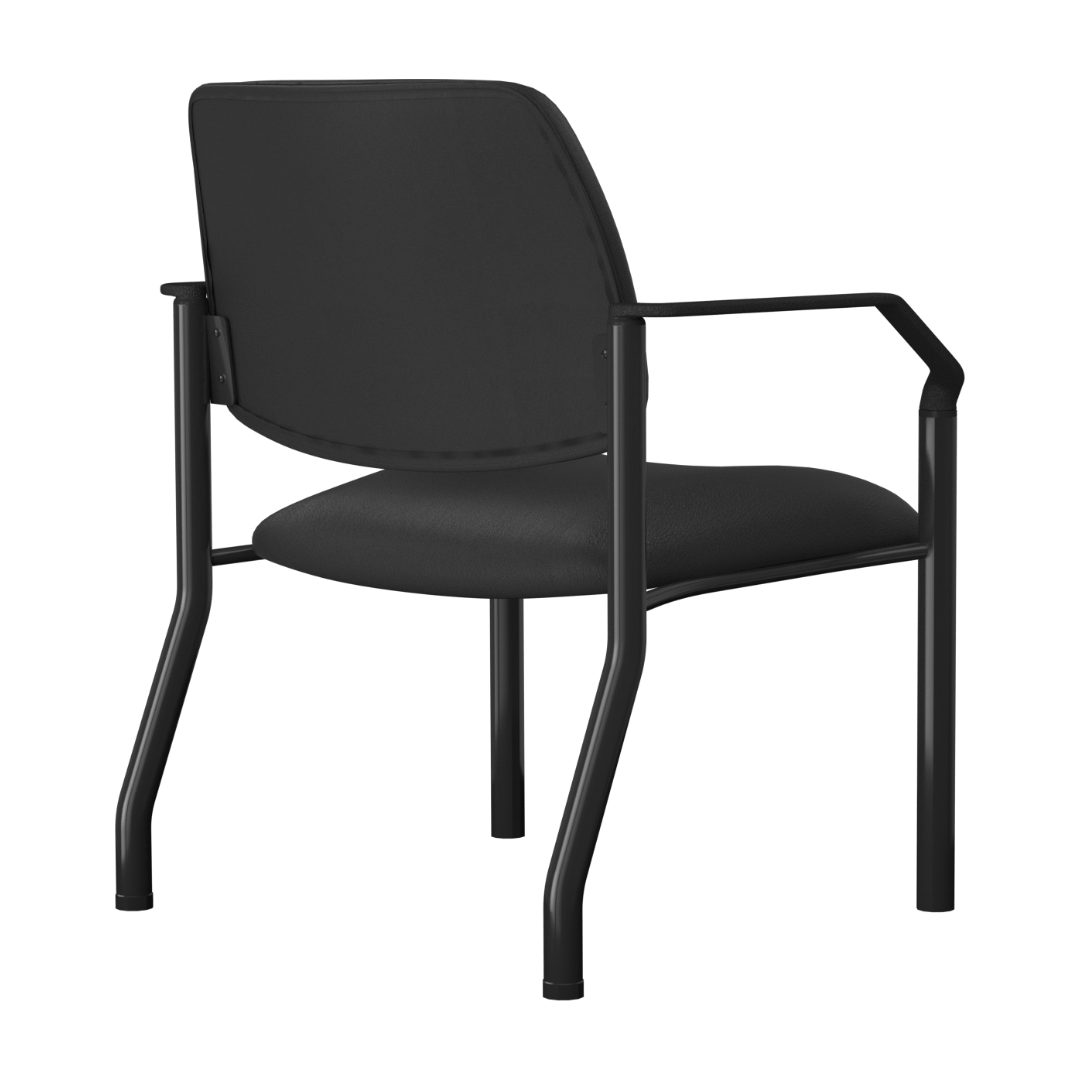 Boss Antimicrobial Armless Guest Chair, 400 lb. weight capacity - Image 4