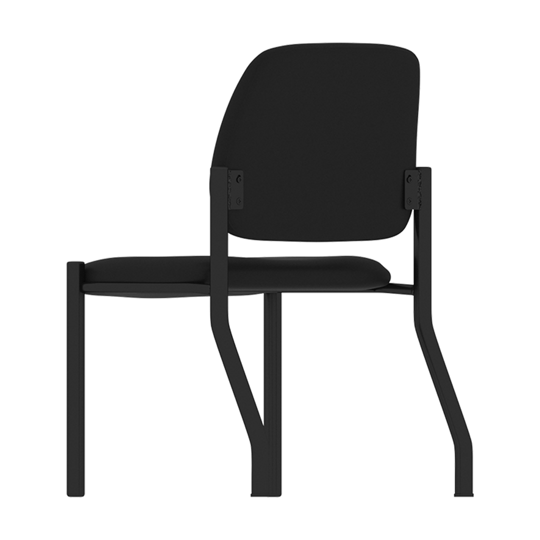 Boss Antimicrobial Armless Guest Chair, 400 lb. weight capacity - Image 6
