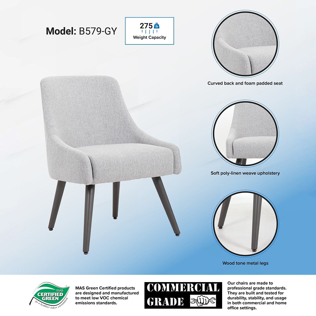 Boss Boyle Guest Chair – Grey