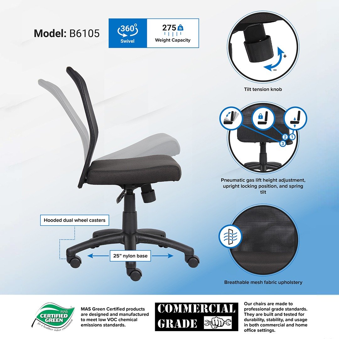 Boss Budget Mesh Task Chair
