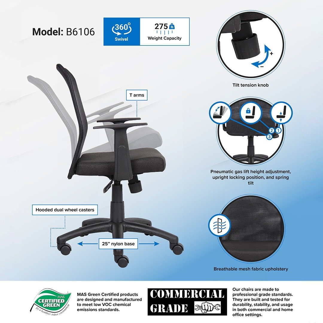 Boss Budget Mesh Task Chair