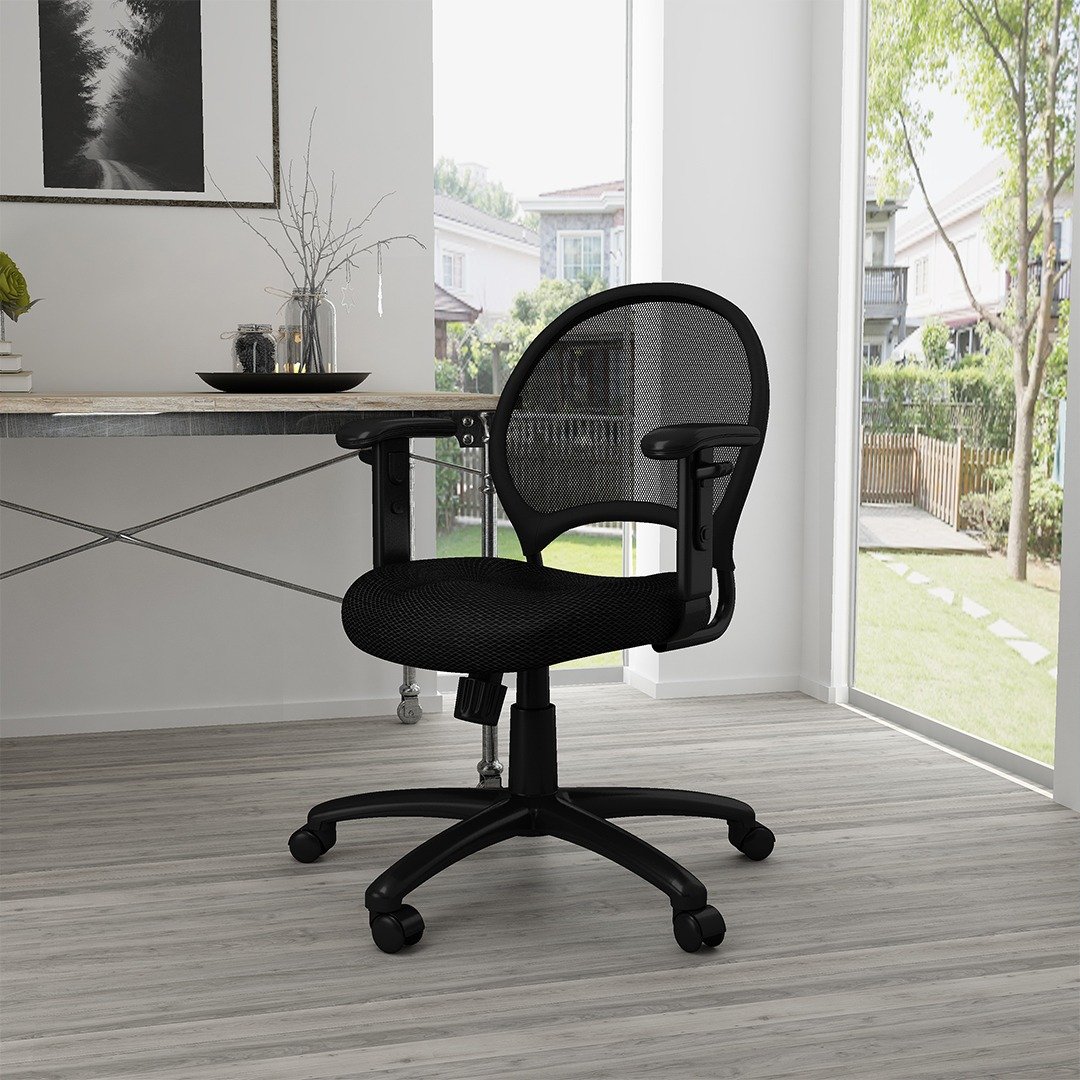 Boss Mesh Chair With Adjustable Arms