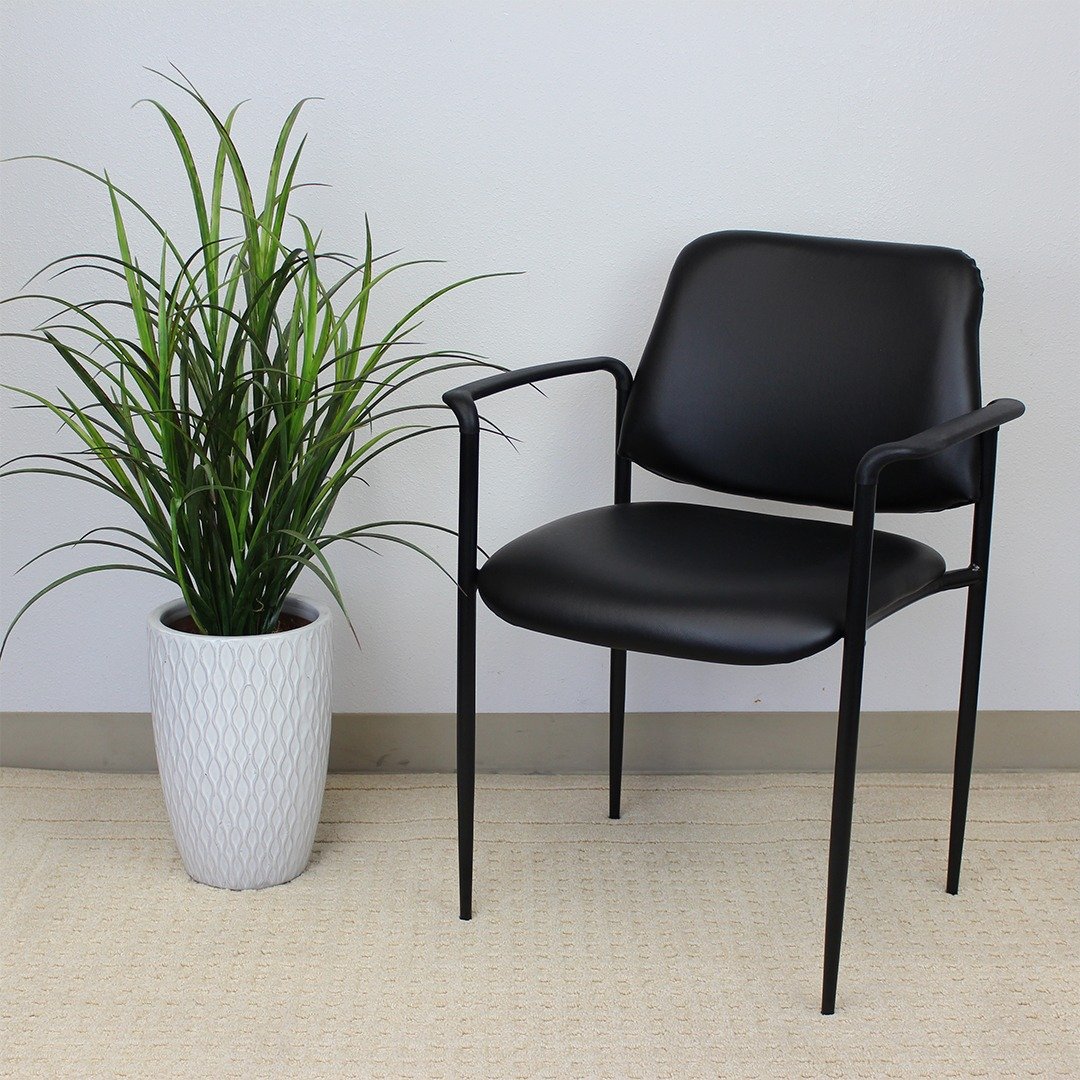 Boss Antimicrobial Guest Chair, 300 lb. weight capacity