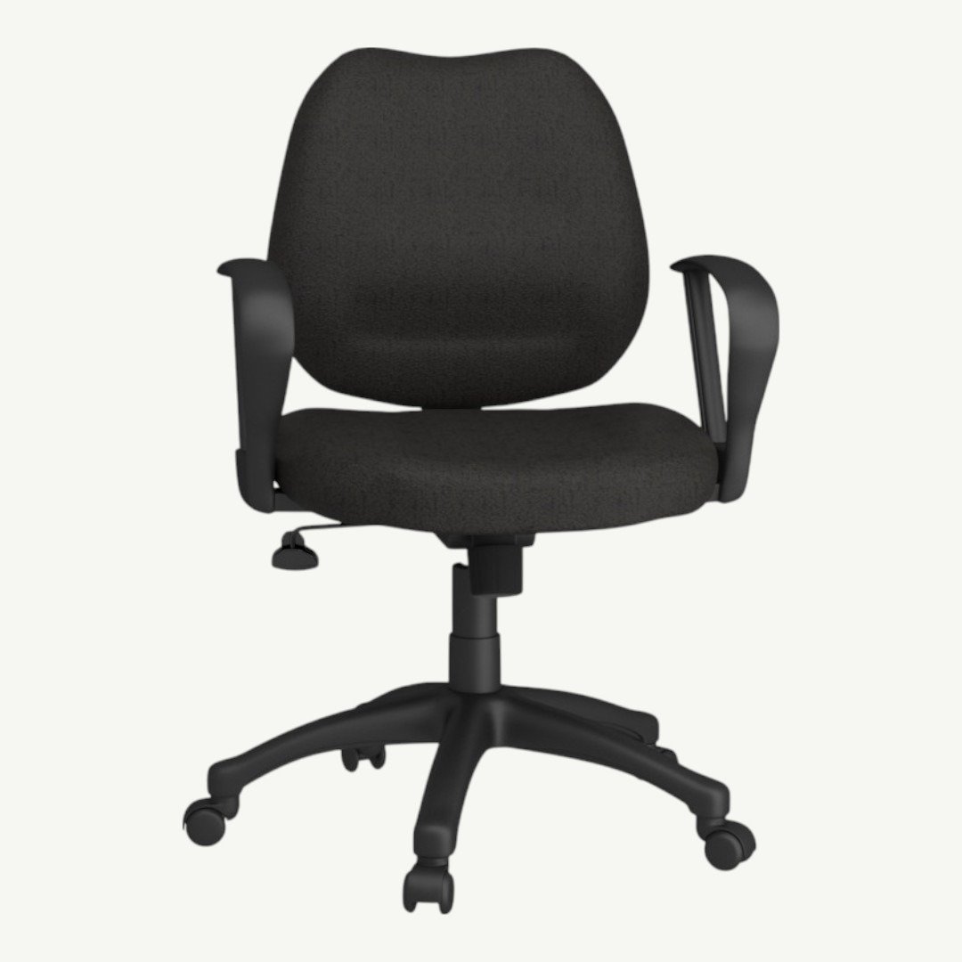 Boss Black Task Chair W/Loop Arms