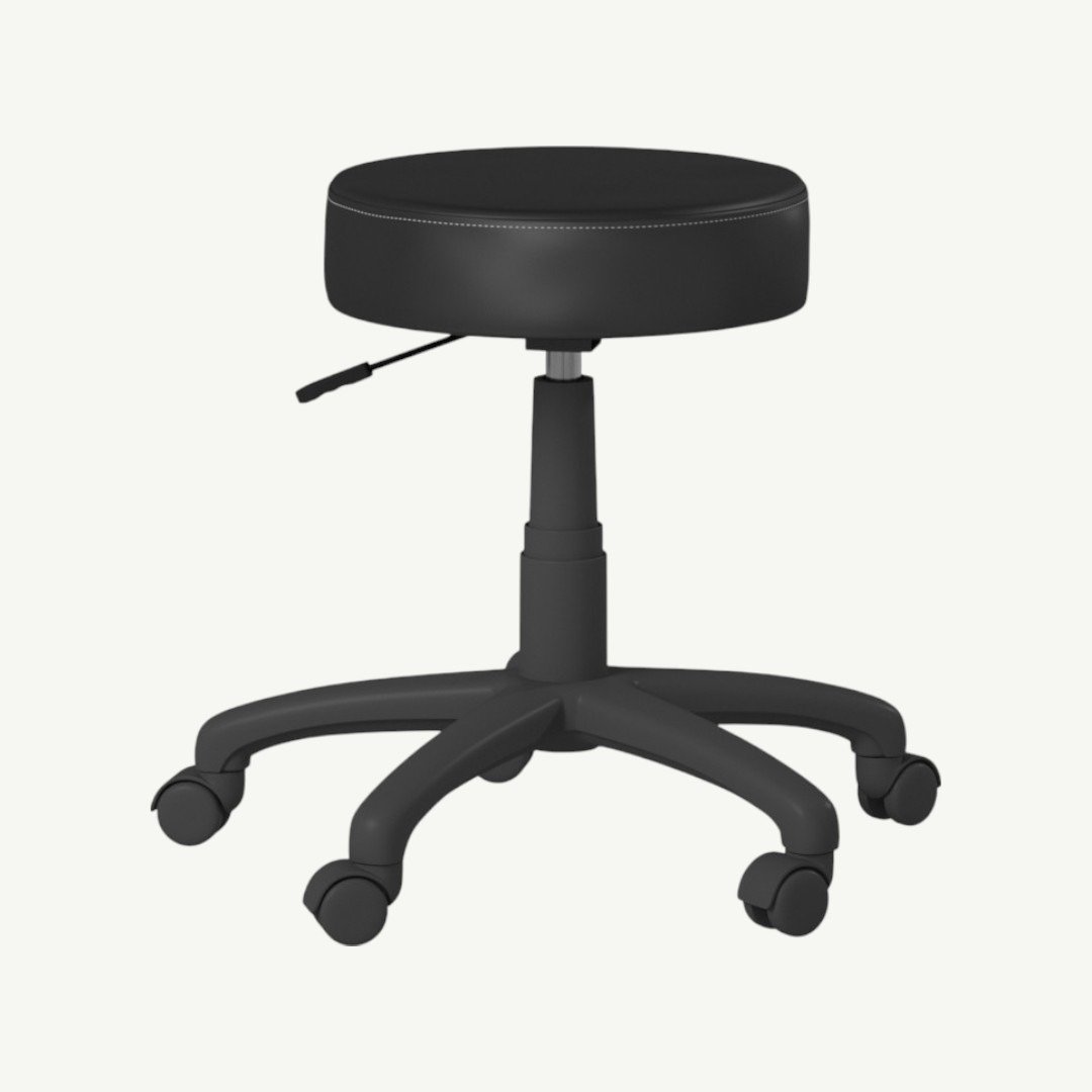 he DOT stool, Black Vinyl