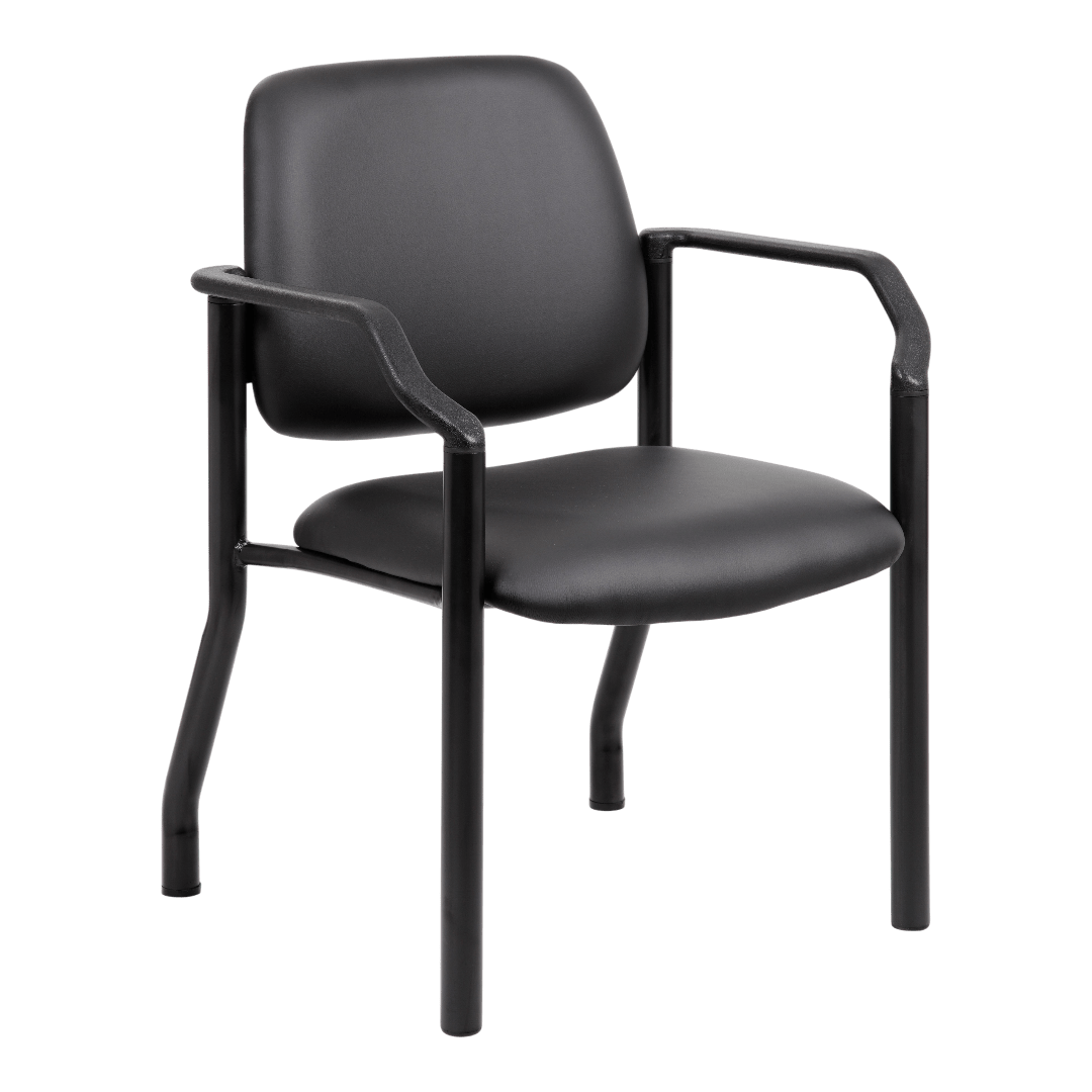 Boss Antimicrobial Guest Chair, 300 lb. weight capacity