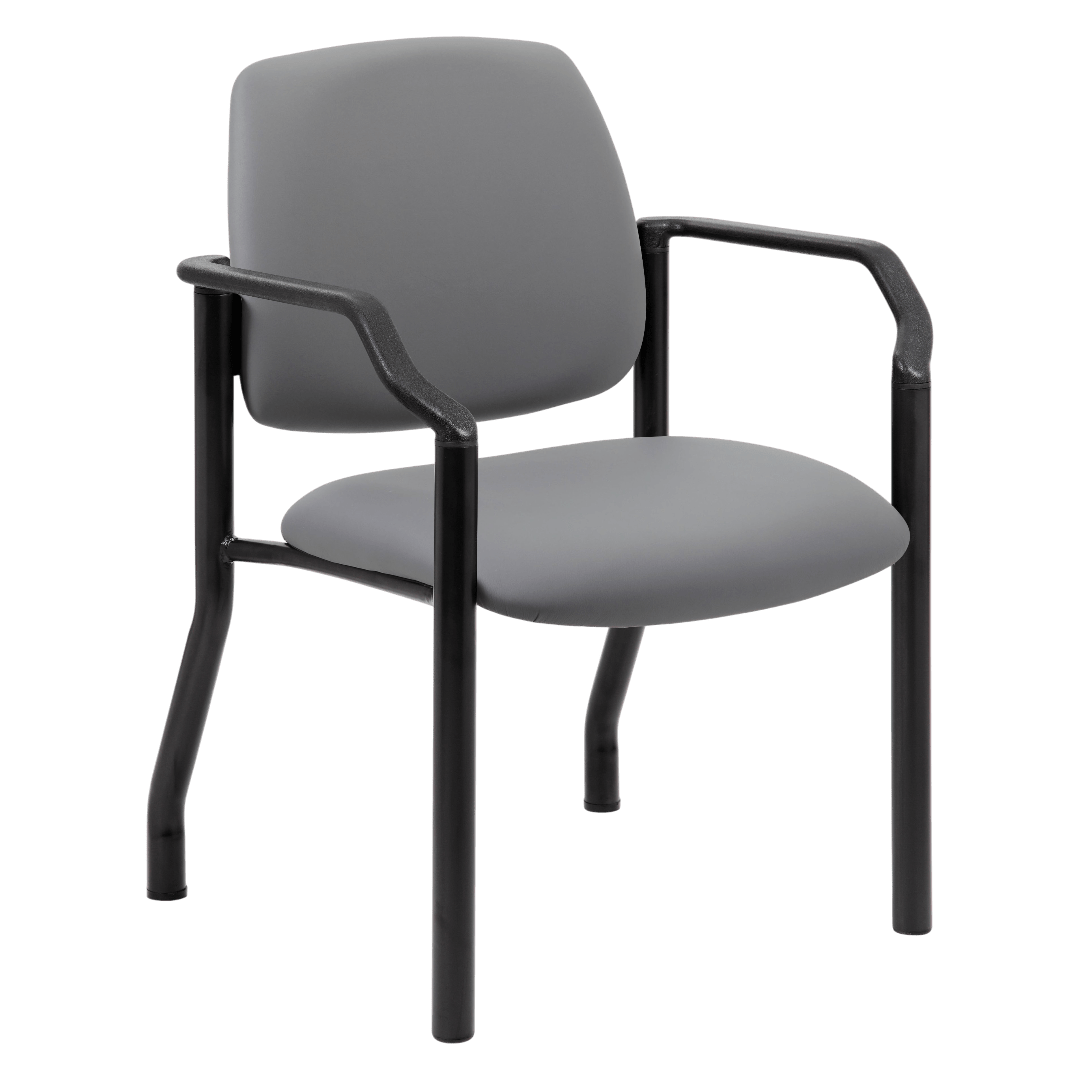 Boss Antimicrobial Guest Chair, 300 lb. weight capacity