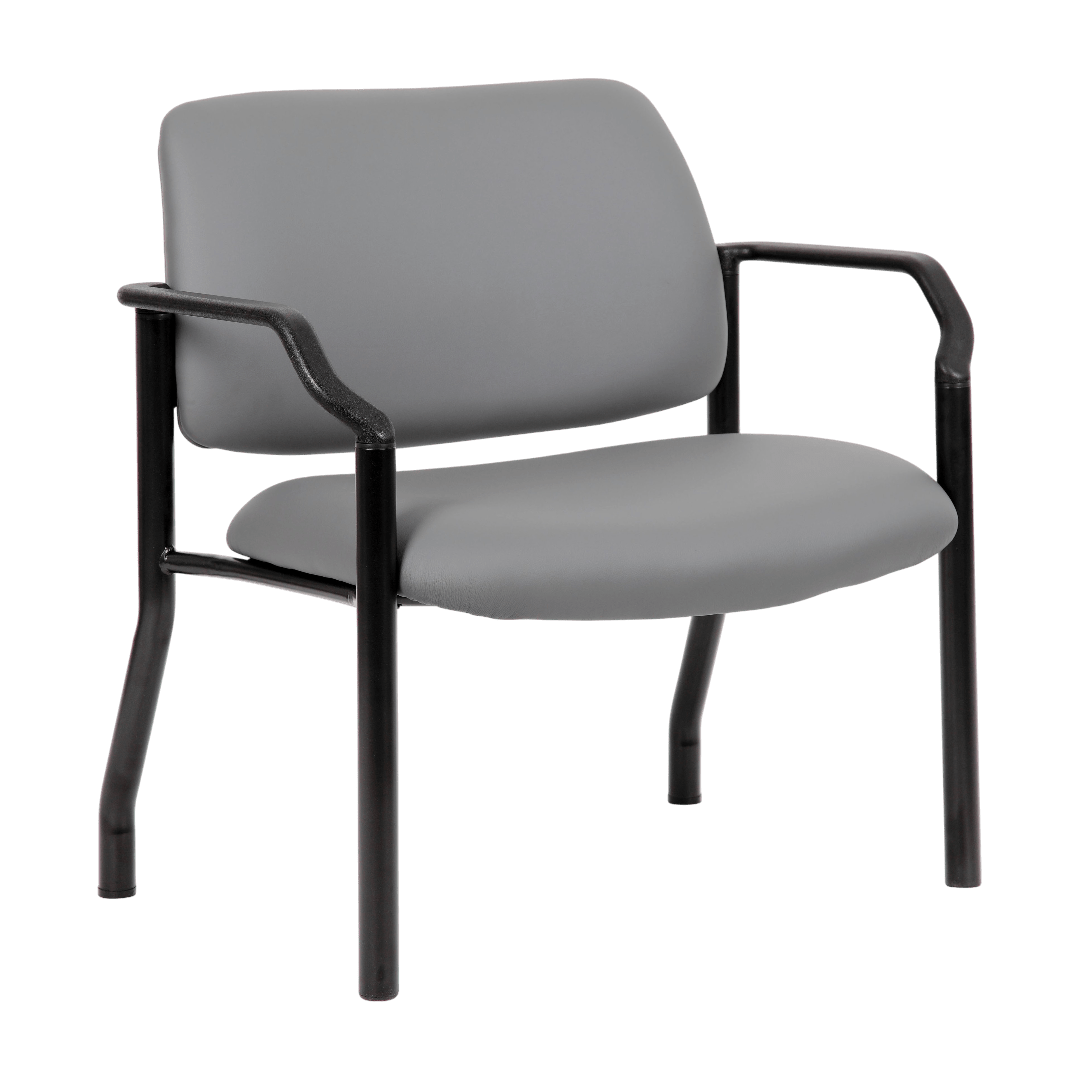 Boss Antimicrobial Guest Chair, 500 lb. weight capacity