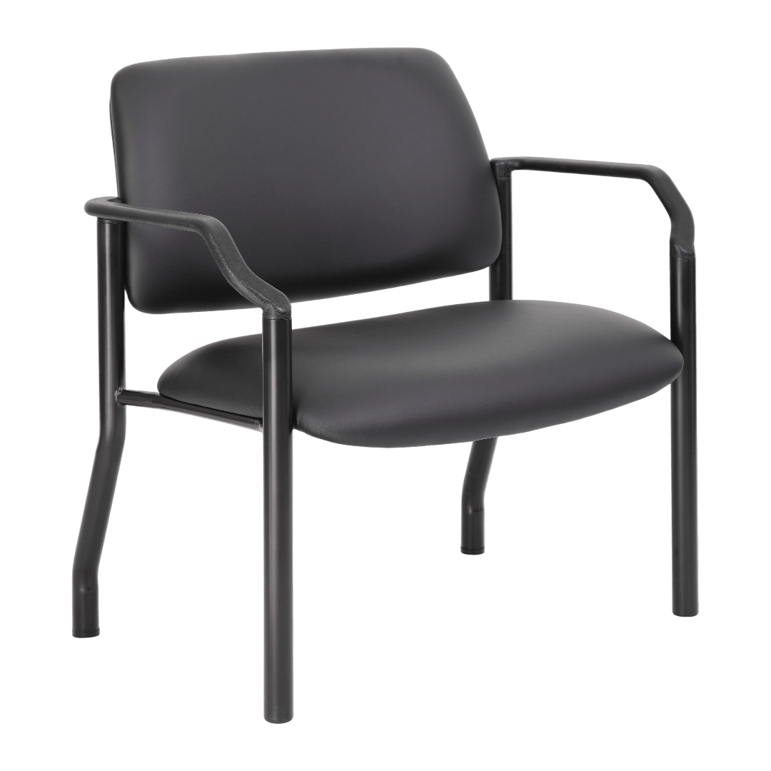 Boss Antimicrobial Guest Chair, 500 lb. weight capacity