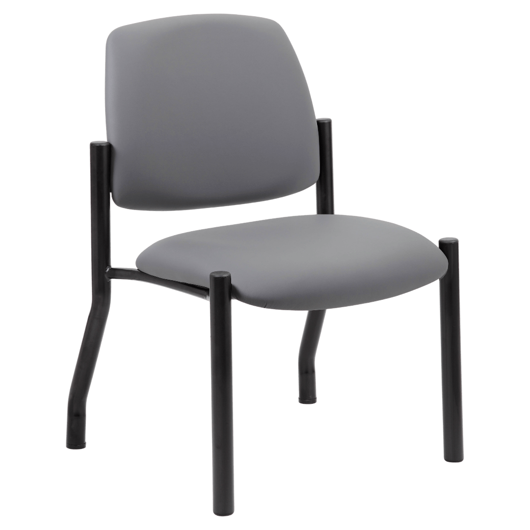 Boss Armless Guest Chair, 300 lb. weight capacity