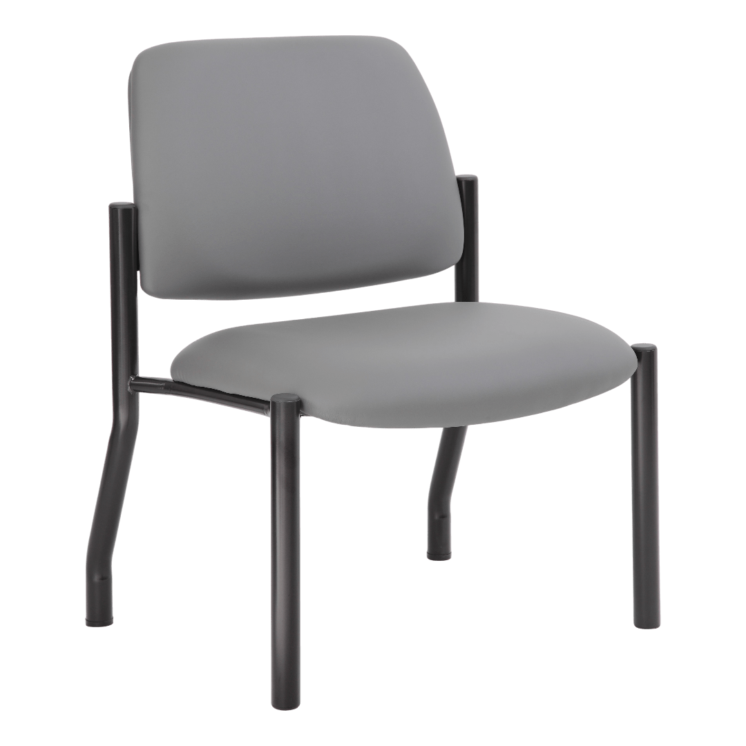 Boss Antimicrobial Armless Guest Chair, 400 lb. weight capacity