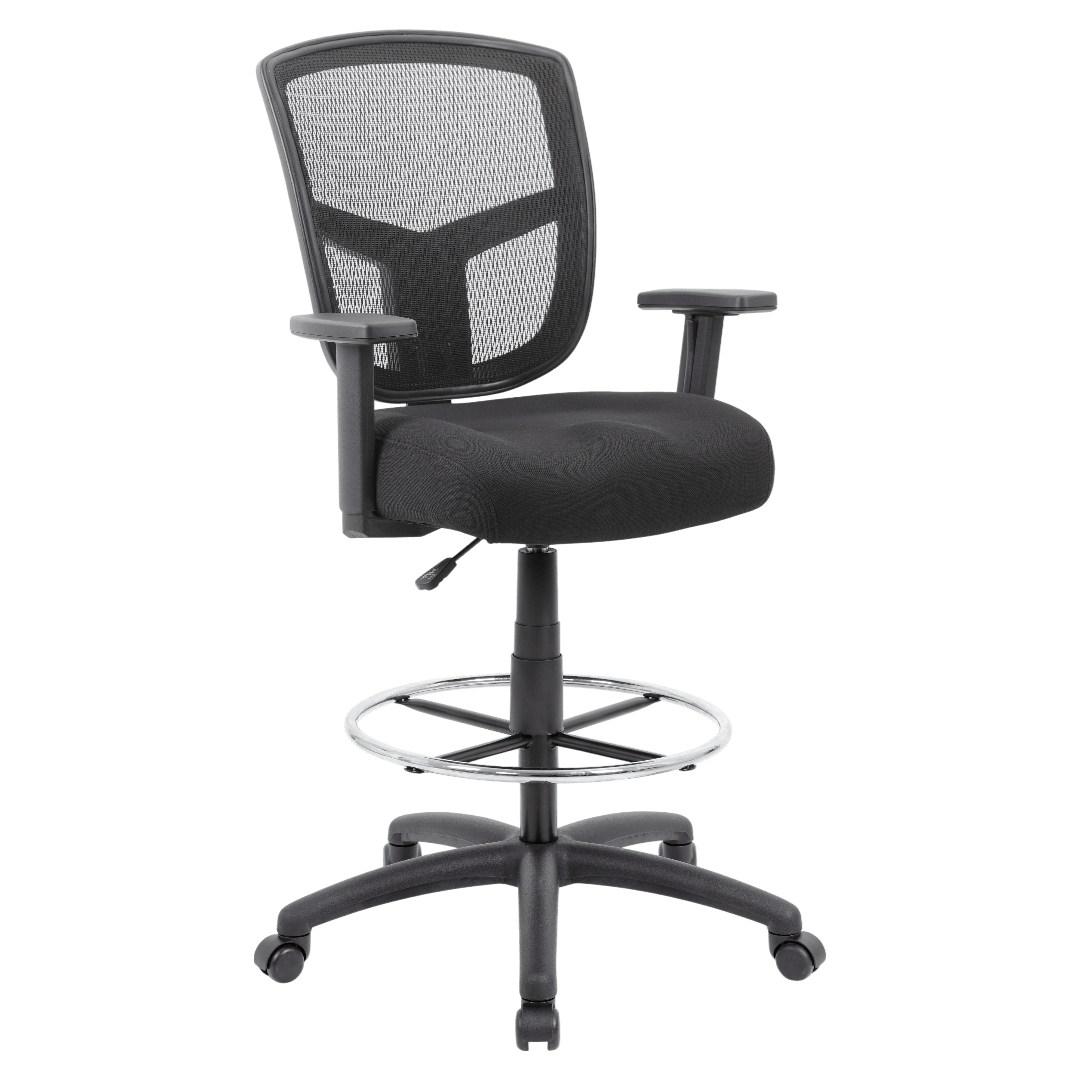 Boss Contract Mesh Drafting Stool