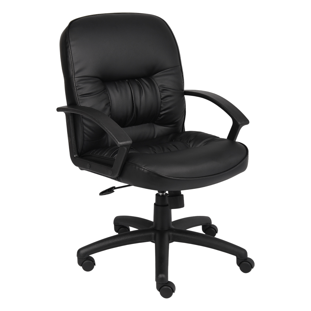 Boss Mid Back LeatherPlus Chair