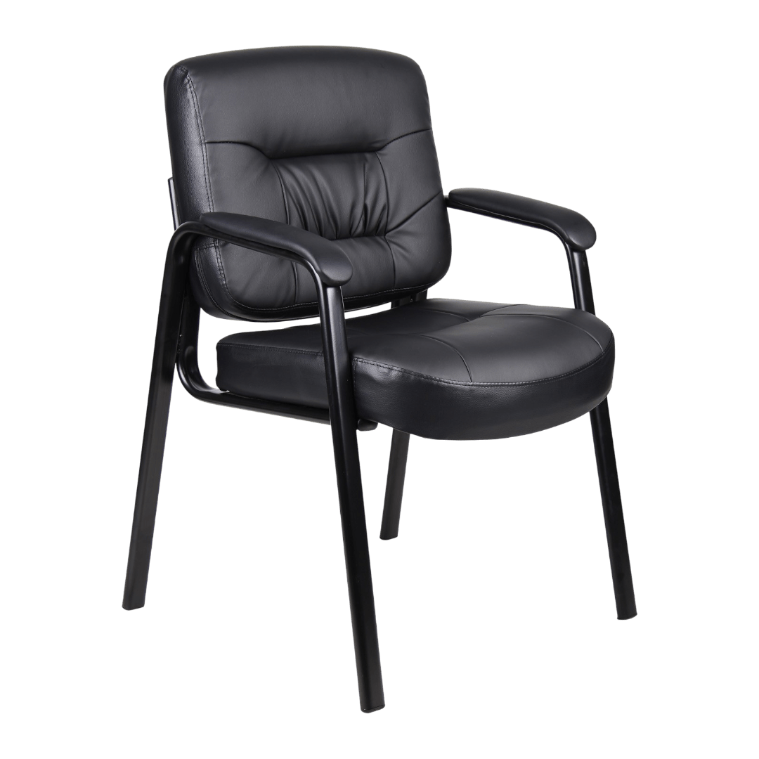 Boss Executive Mid Back LeatherPlus Guest Chair
