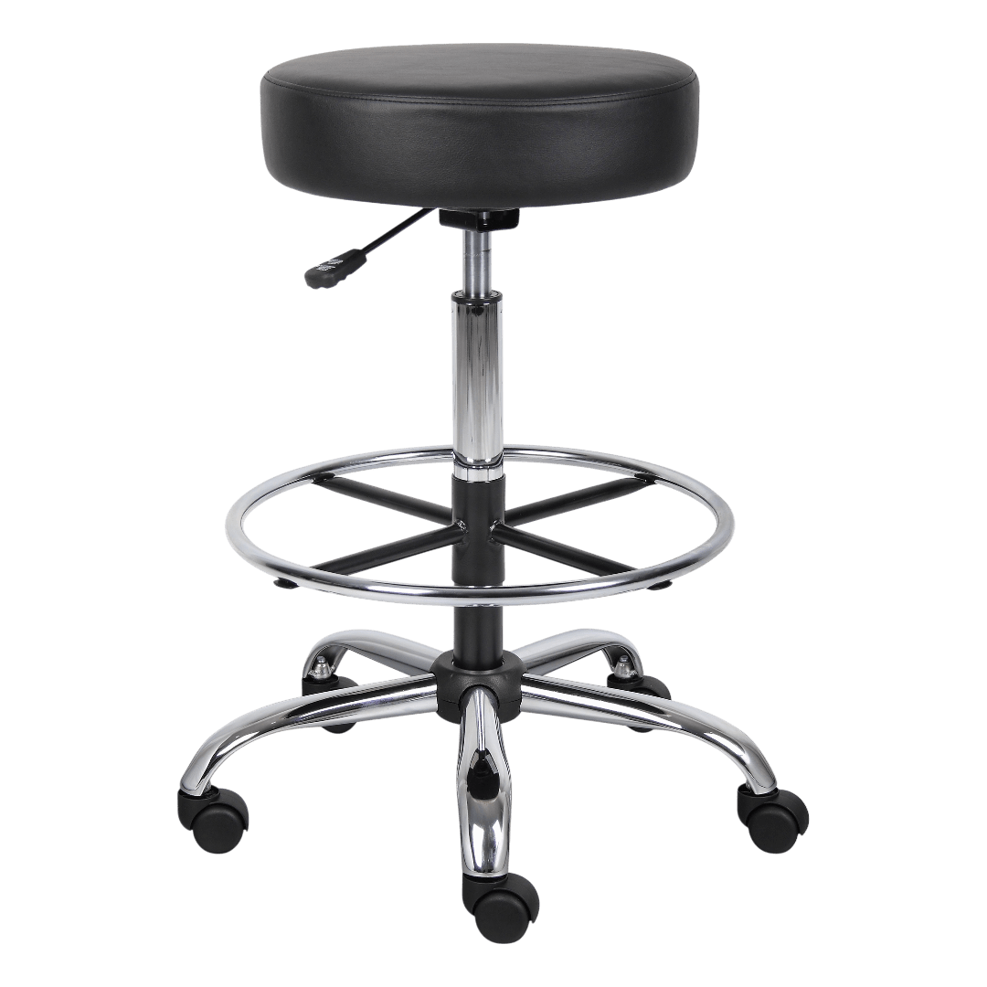 Boss Antimicrobial Vinyl Medical/Drafting Stool
