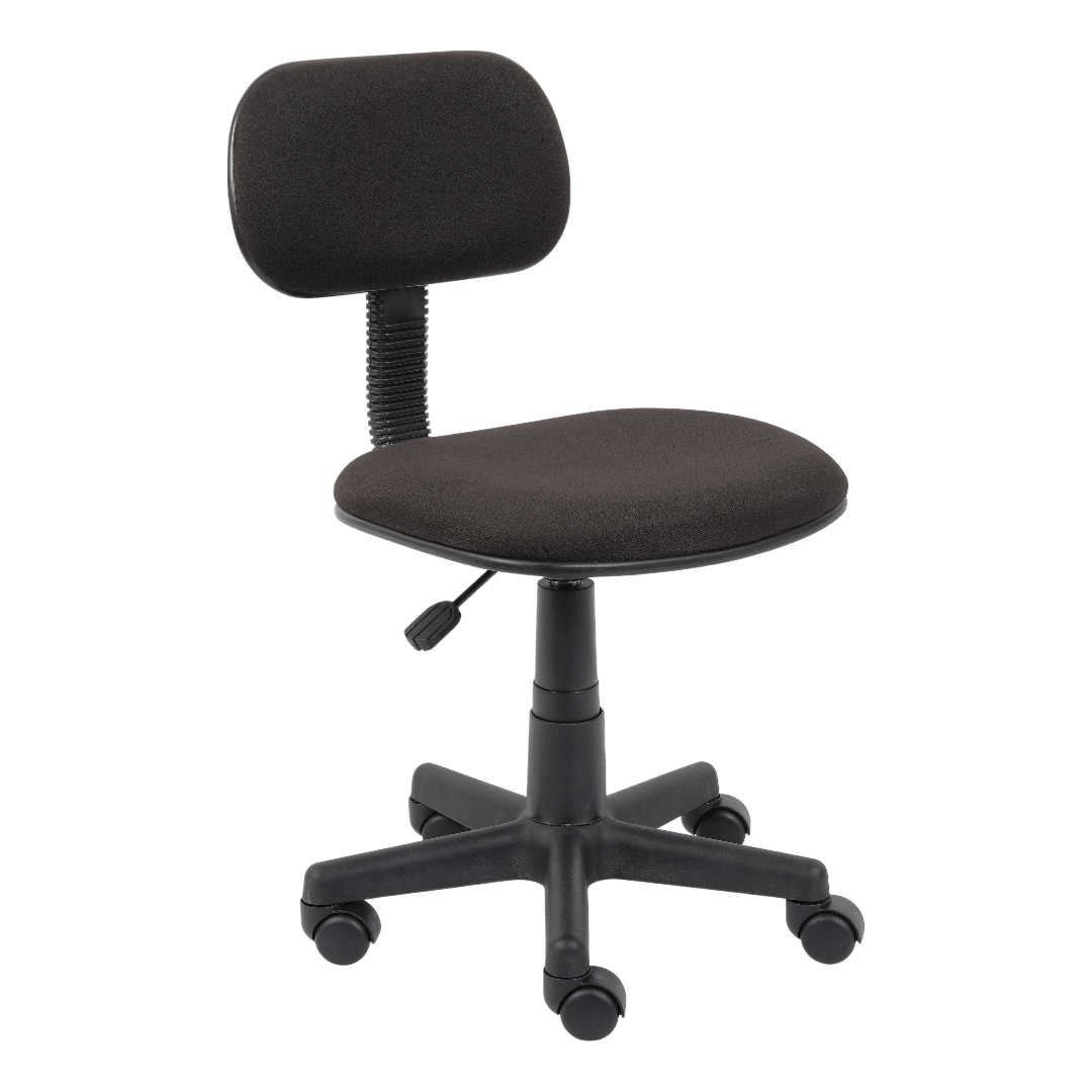 Boss Black Fabric Steno Chair
