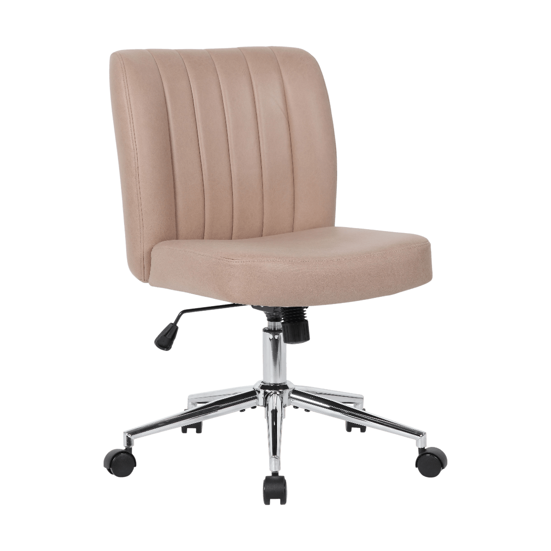 Boss Soft Touch Leathaire Task Chair, Tan