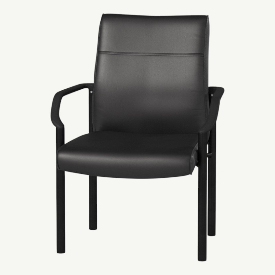 Boss Mid Back Guest Chair In LeatherPlus - Image 2