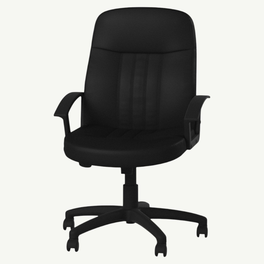 Boss Mid Back Fabric Managers Chair In Black