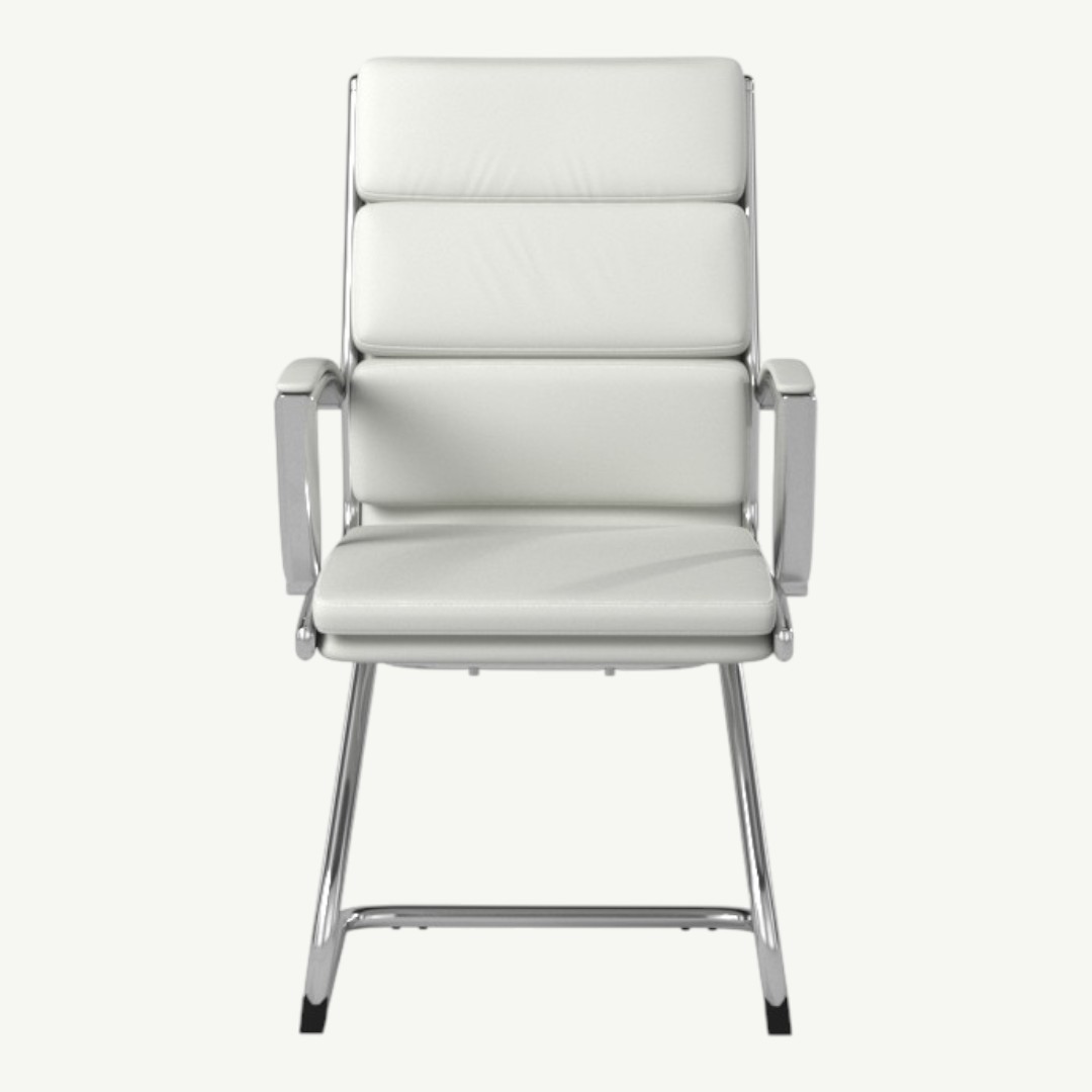 Boss Executive CaressoftPlus Chair with Metal Chrome Finish - Guest Chair - Image 2