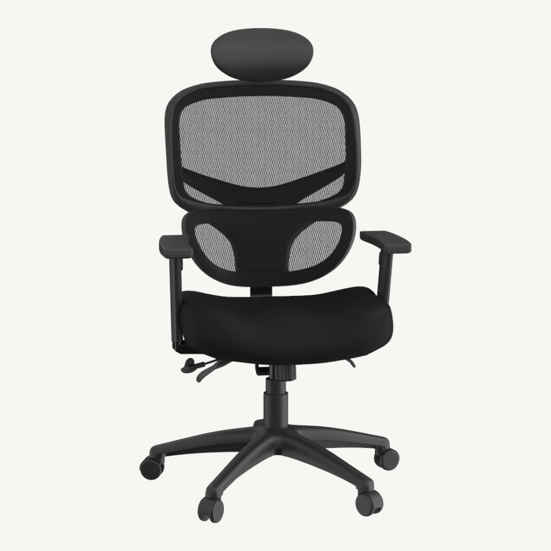 Boss Multi-Function Mesh Task Chair w/Headrest