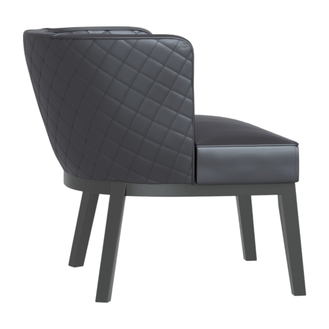 Boss Ava guest, accent or dining chair – Black