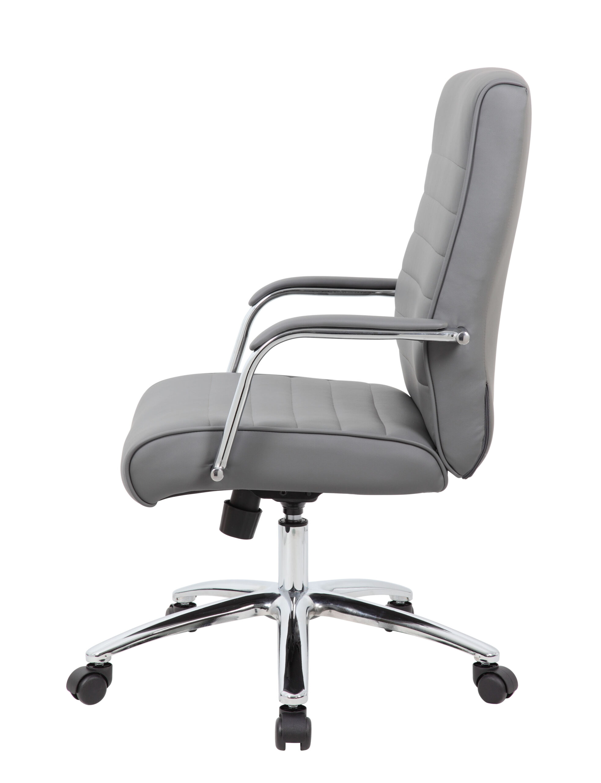 Boss Modern Executive Conference Chair-Ribbed Grey - Image 6