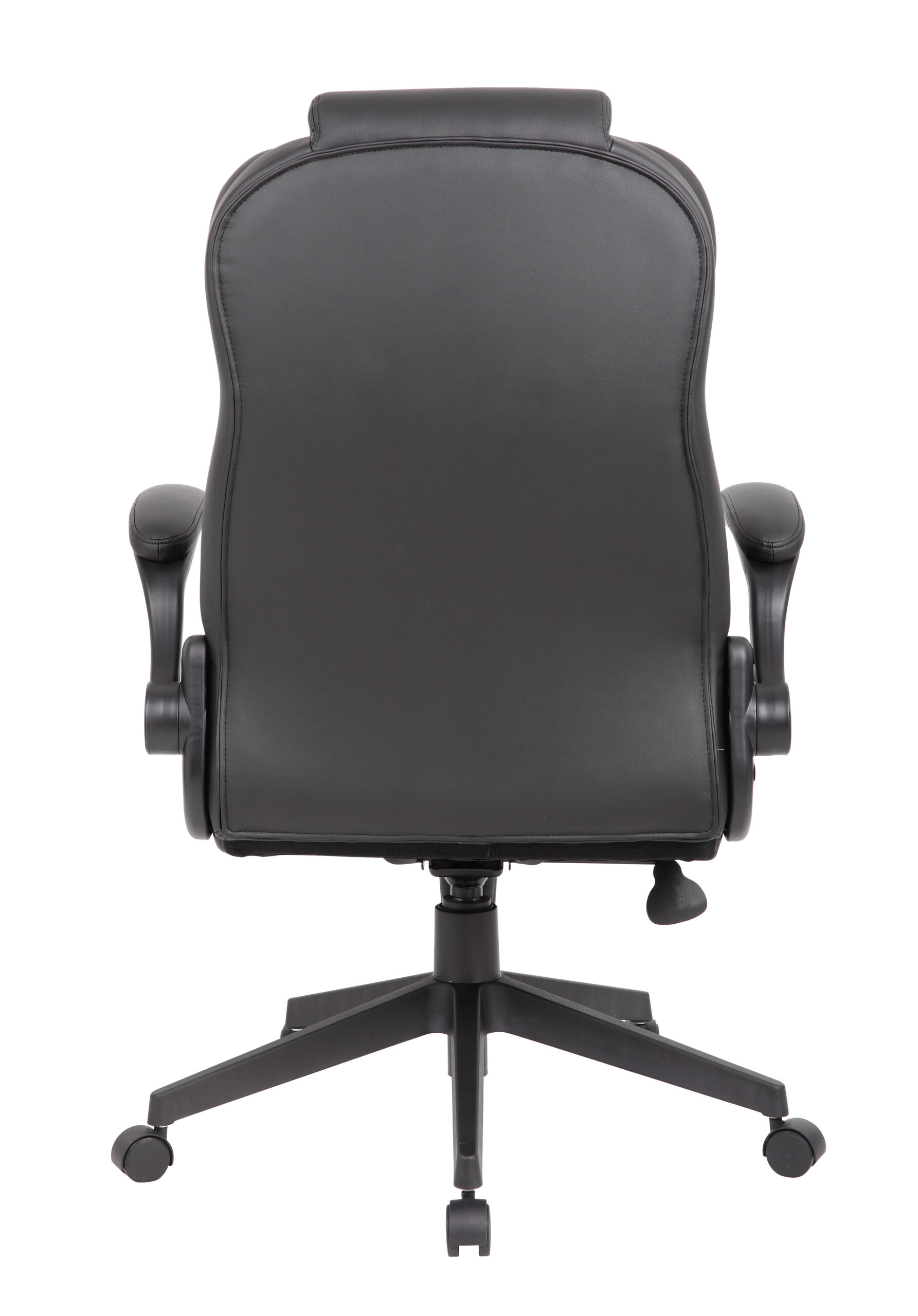 Boss Executive High Back Caressoftplus Vinyl Flip Arm Chair - Image 5