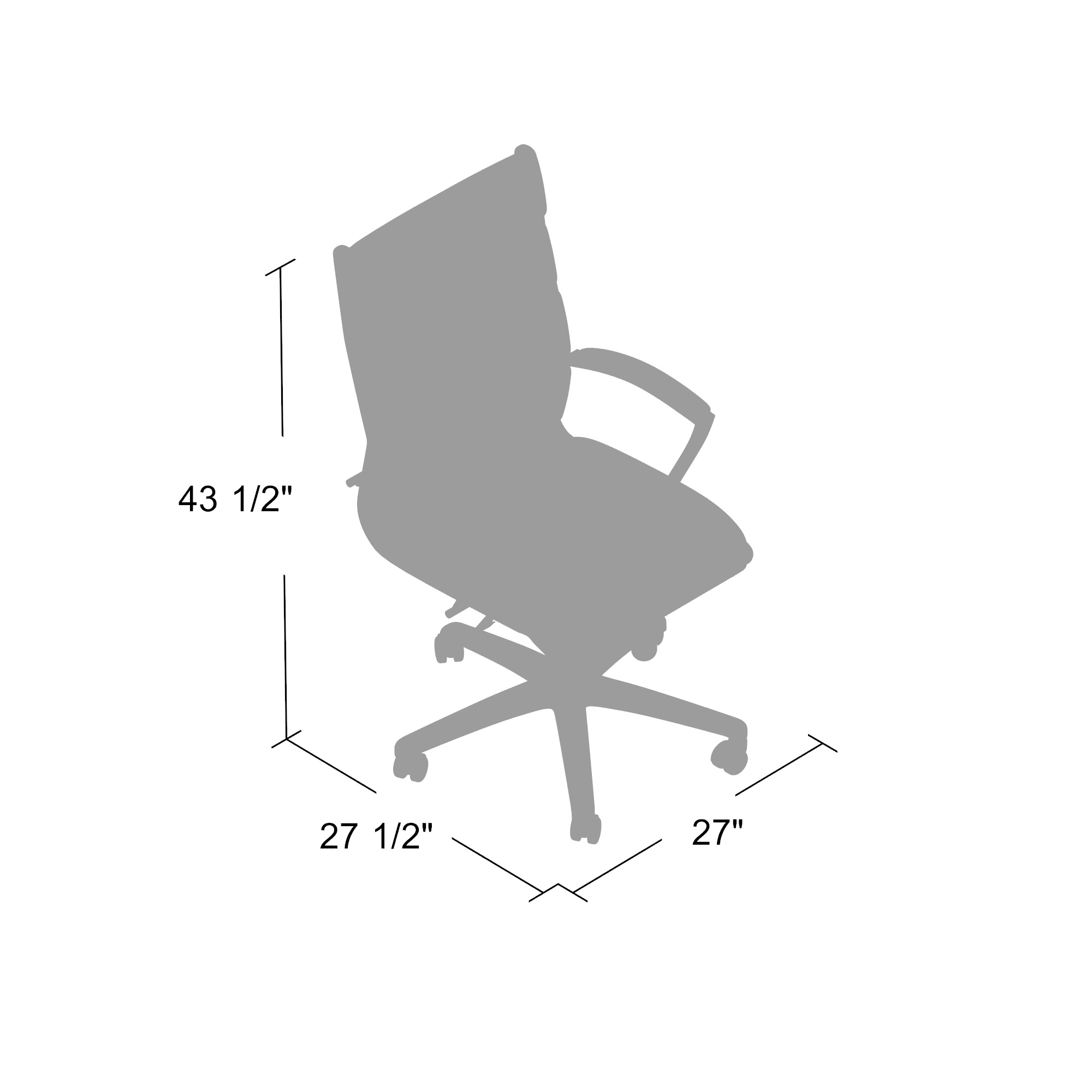 Boss Caressoftplus Vinyl Executive Chair - Image 10