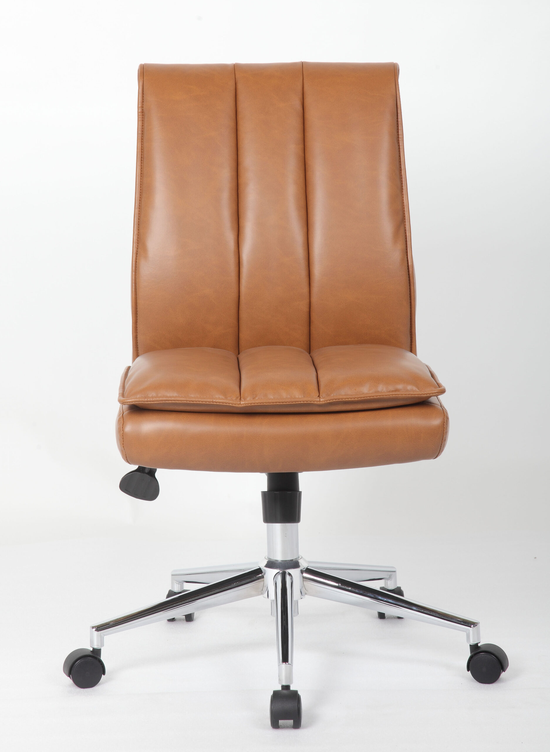 Boss, Charlotte, Pillow Top Task Chair, Armless, Caramel - Image 3