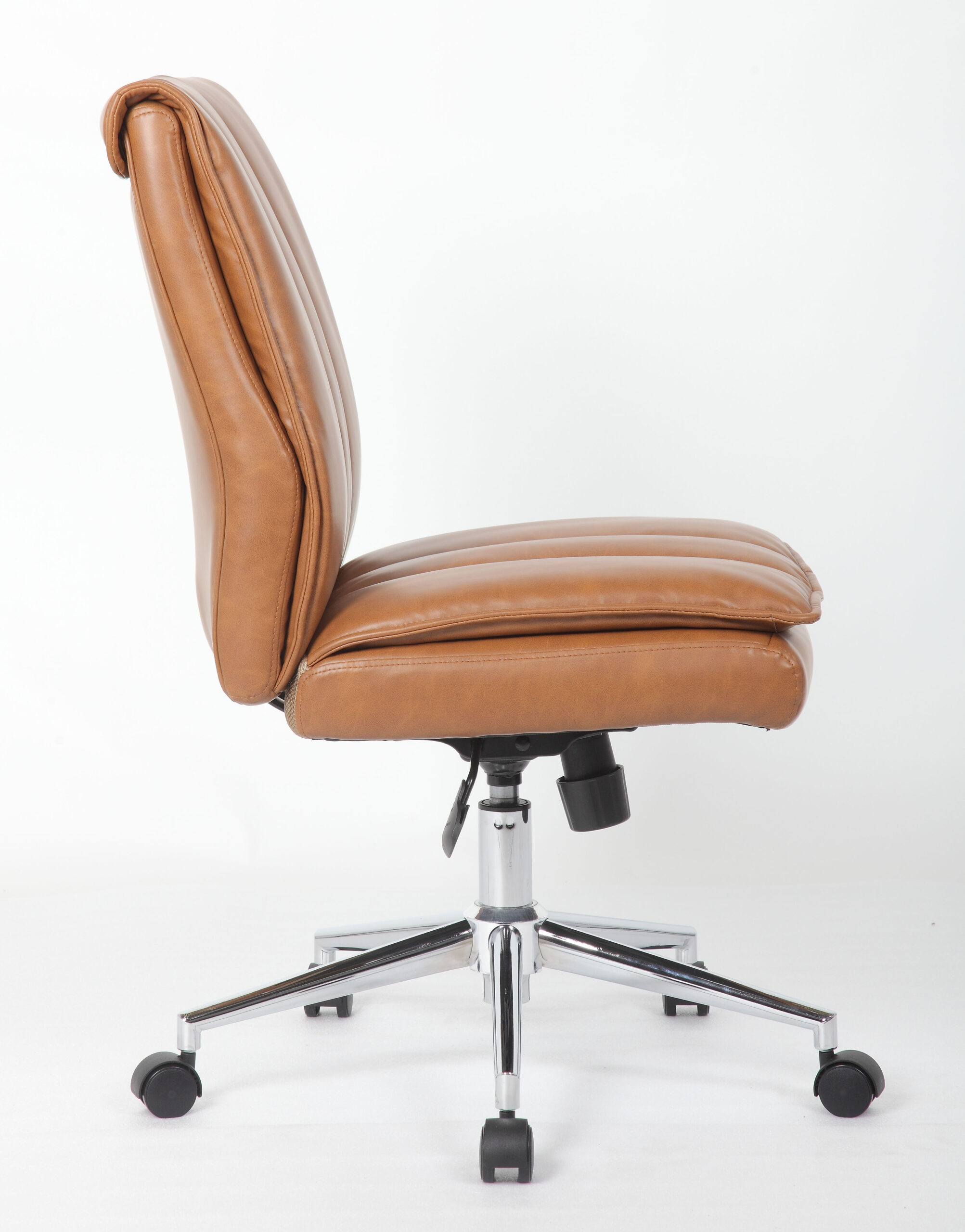 Boss, Charlotte, Pillow Top Task Chair, Armless, Caramel - Image 4