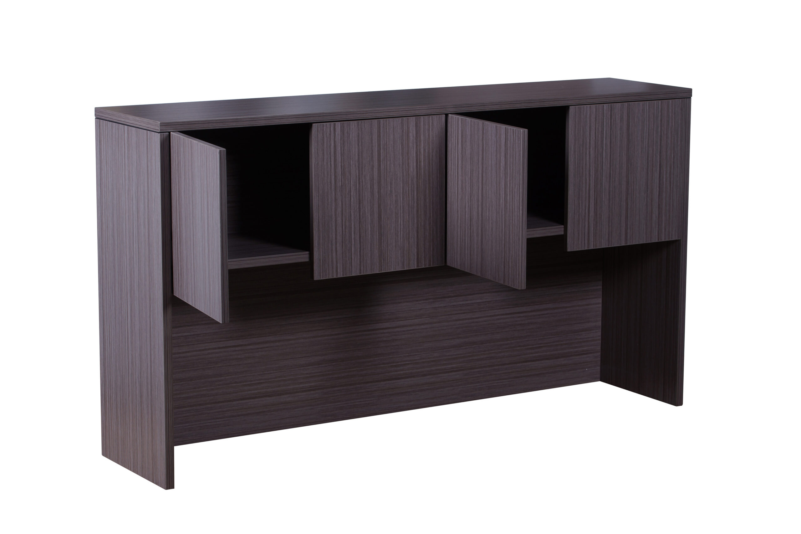 Boss 66″ Four Door Hutch-Driftwood - Image 3